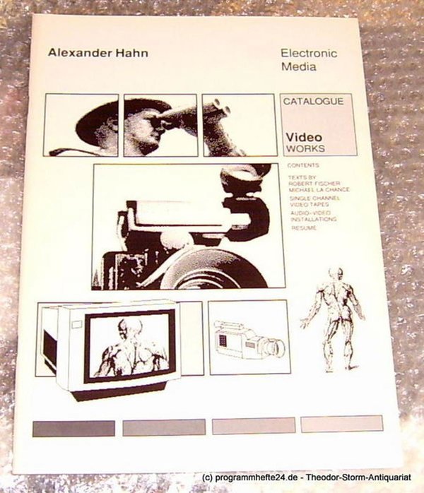 Hahn Alexander - Electronic Media - Catalogue Video Works Fischer Robert, La Cha