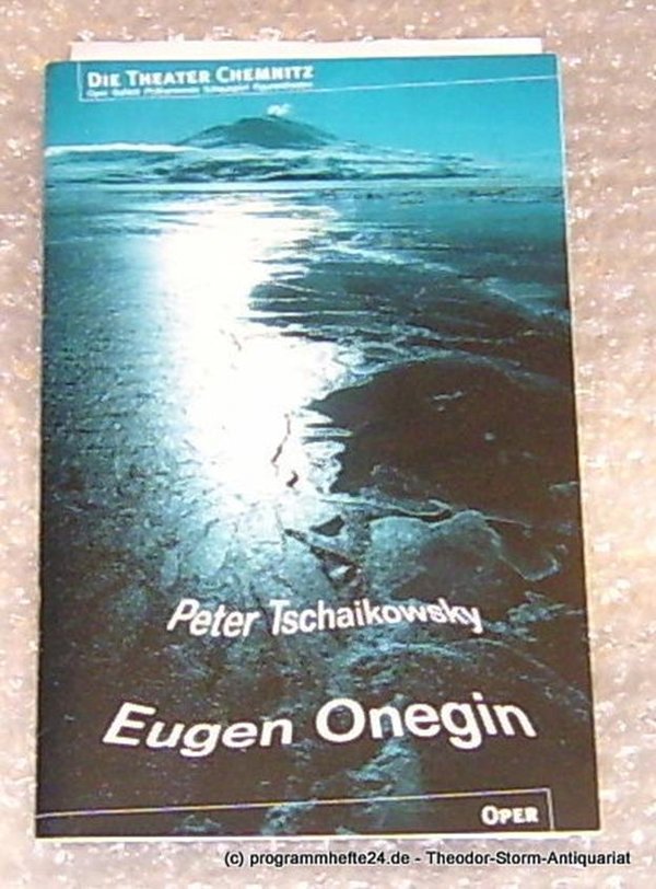 Programmheft Eugen Onegin Oper Chemnitz Spielzeit 2003/04 Premiere am 30. Novemb