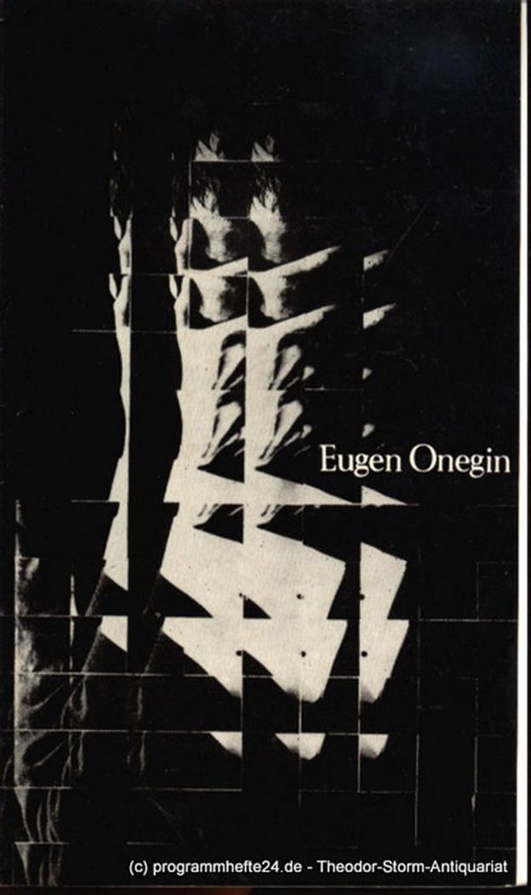 Programmheft Eugen Onegin. Spielzeit 1977 / 78 Premiere am 30. Oktober 1977 Städ