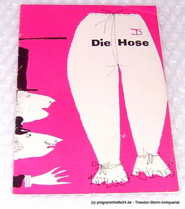 Programmheft Die Hose. Bürgerliches Lustspiel von Carl Sternheim. 1960 / 61 Heft