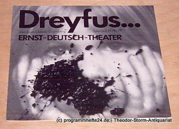 Programmheft Dreyfus ... von Jean-Claude Grumberg. Premiere 10. März 1977. Spiel