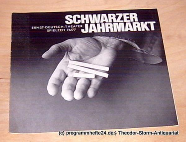 Programmheft Schwarzer Jahrmarkt. Eine Revue der Stunde Null von Günter Neumann.