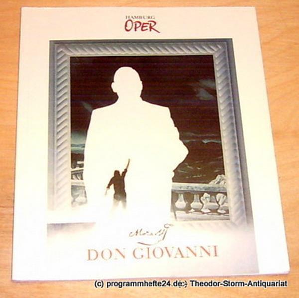 Programmheft zur Premiere Don Giovanni am 1. September 1996 Hamburgische Staatso