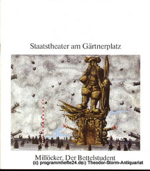 Programmheft Der Bettelstudent. Operette von Karl Millöcker. Neuinszenierung 31.