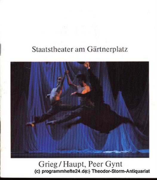 Programmheft Peer Gynt. Ballett von Günter Pick. 8. Dezember 1985: Uraufführung.