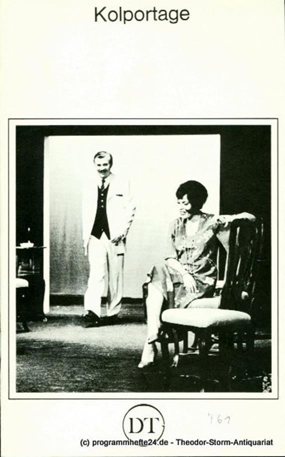 Programmheft Kolportage. Komödie von Georg Kaiser. Premiere 2. Juni 1979. Spielz