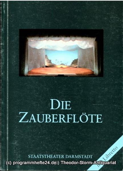 Programmheft Die Zauberflöte von Wolfgang Amadeus Mozart. Premiere 5. Juni 1987.