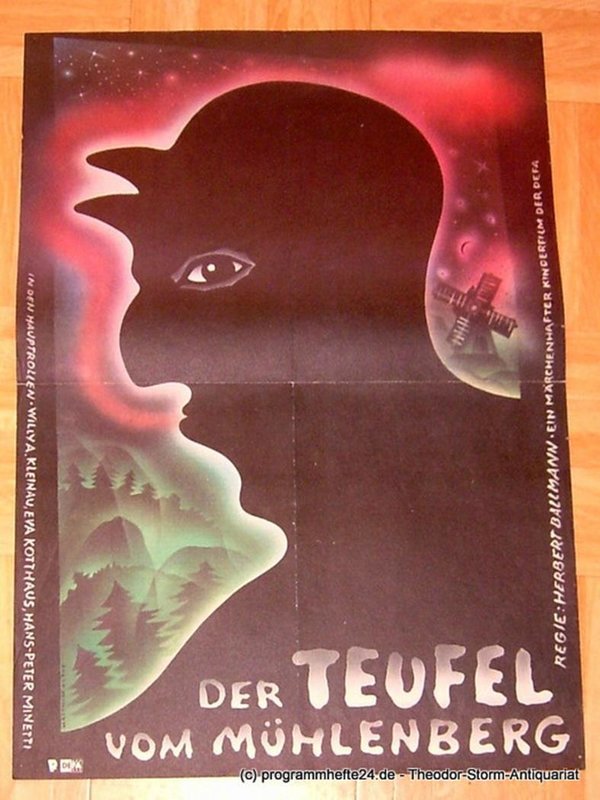 Filmplakat Der Teufel vom Mühlenberg. Ein märchenhafter Kinderfilm der DEFA