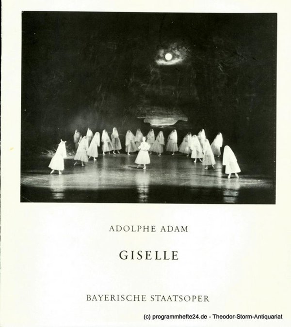 Programmheft Giselle. Ballett phantastique von Theophile Gautier, Vernoy de Sain