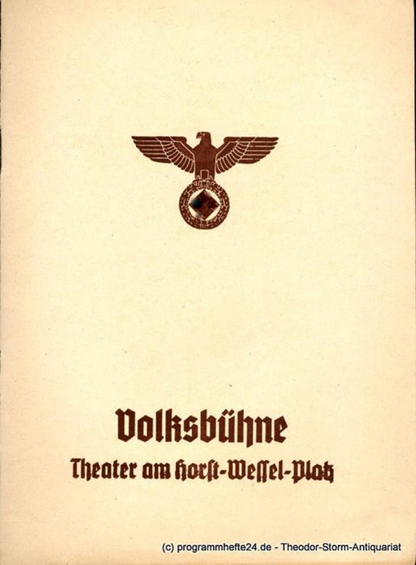 Der Pfarrer von Kirchfeld Volksbühne Berlin 1939