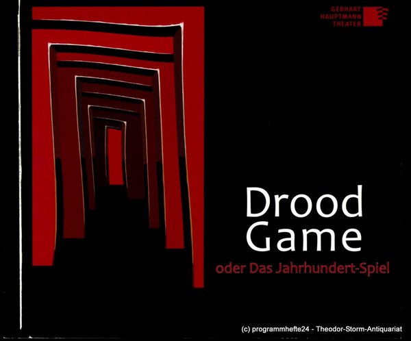 Programmheft Drood Game oder Das Jahrhundert-Spiel. Uraufführung Görlitz 2012