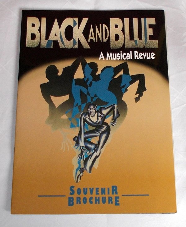 Programmheft Black and Blue. A Musical Revue. Souvenir Brochure 1996