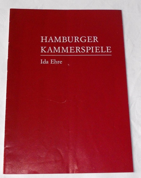 Programmheft FAMILIENLEBEN von John Patrick. Hamburger Kammerspiele 1978
