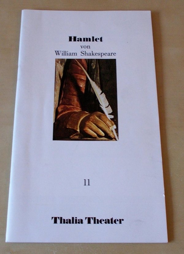 Programmheft 11 HAMLET von William Shakespeare. Thalia Theater 1986