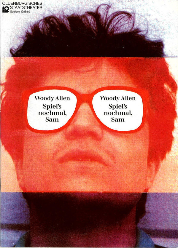 Programmheft Spiel´s nochmal, Sam von Woody Allen Oldenburg 1989