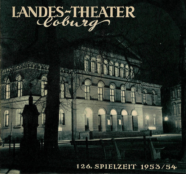 Programmheft Tannhäuser Landes-Theater Coburg 1953