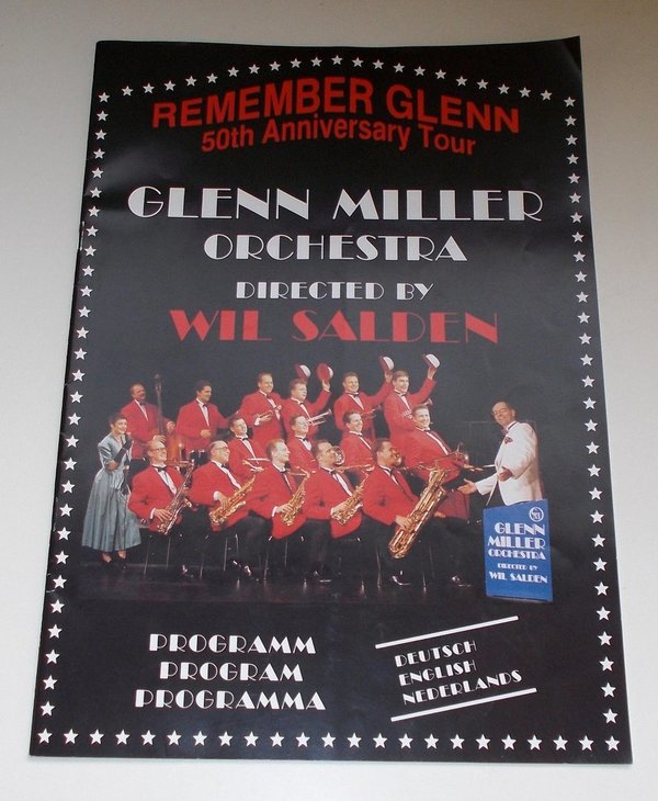 Programmheft Glenn Miller Orchestra Remember Glenn 50th. Anniversary Tour