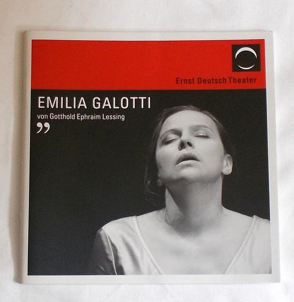Programmheft EMILIA GALOTTI. Ernst Deutsch Theater 2008