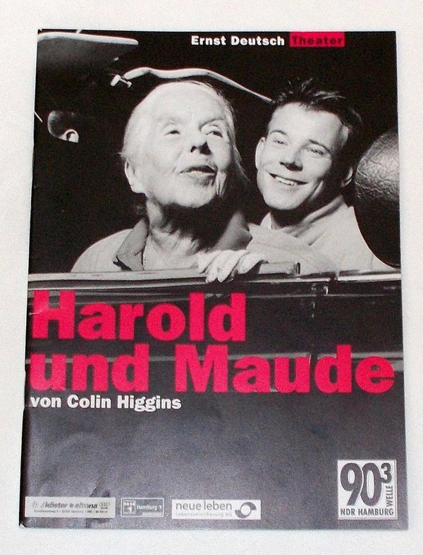 Programmheft Harold und Maude von Colin Higgins. Ernst Deutsch Theater 1999