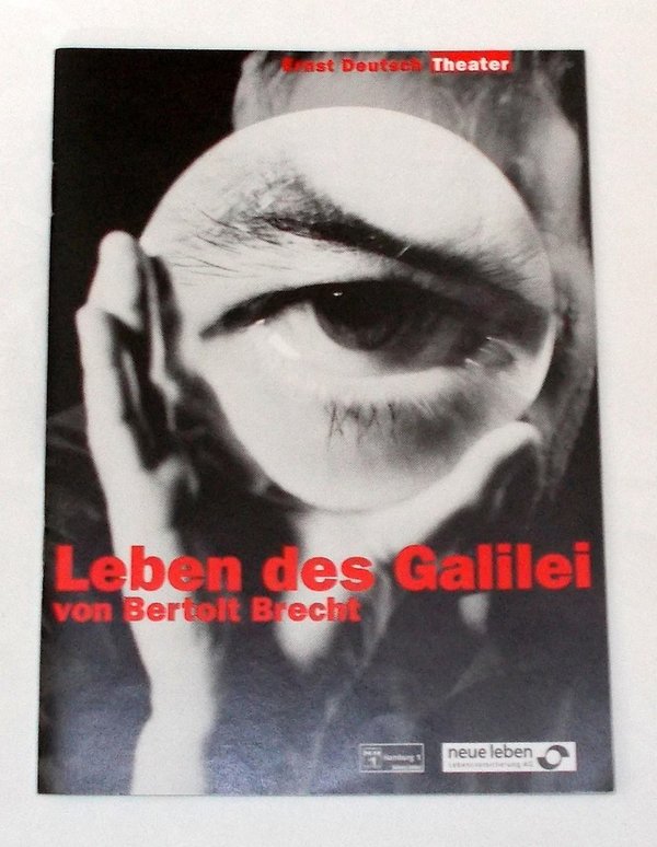 Programmheft Leben des Galilei von Bertolt Brecht. Ernst Deutsch Theater 1998