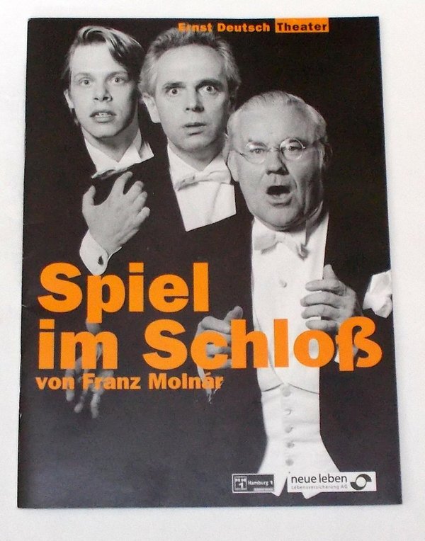 Programmheft Spiel im Schloß von Franz Molnar. Ernst Deutsch Theater 1998