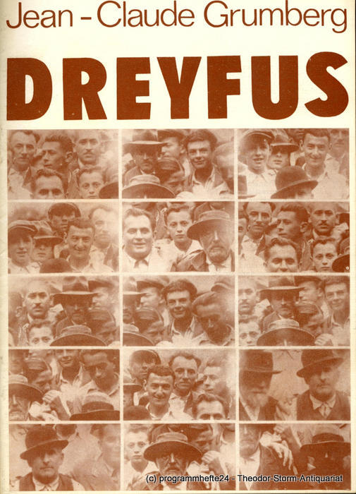 Programmheft DREYFUS. DDR-Erstaufführung Deutsches Theater Berlin 1981