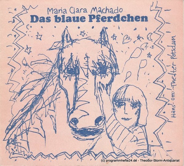 Programmheft Das blaue Pferdchen. Hans-Otto-Theater Potsdam 1978