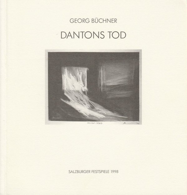 Programmheft Georg Büchner DANTONS TOD Salzburger Festspiele 1998