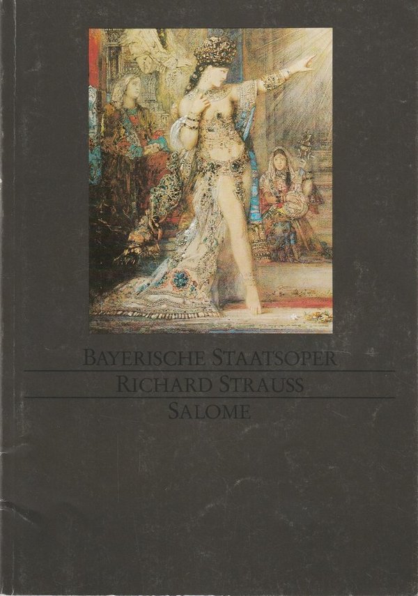 Programmheft Richard Strauss SALOME Bayerische Staatsoper 1987