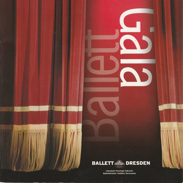 Programmheft BALLETT GALA Semperoper 2003
