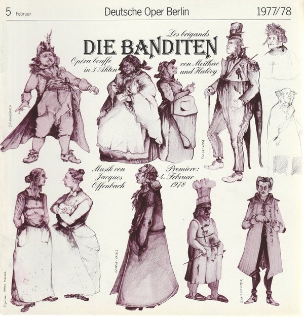 Deutsche Oper Berlin Spielzeit 1977 / 78 Heft 5 Februar