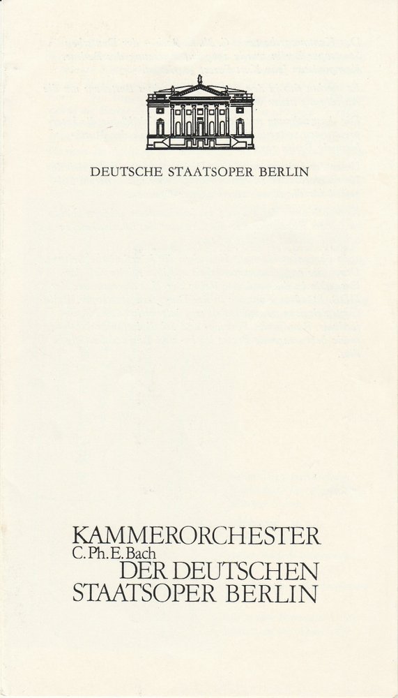 Programmheft CHORINER MUSIKSOMMER 1985 Kloster Chrorin 1985