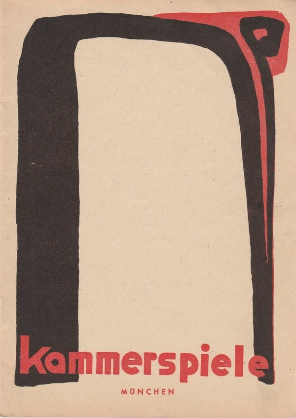 Programmheft Kammerspiele München Spielzeit 1950 / 51 Heft 1