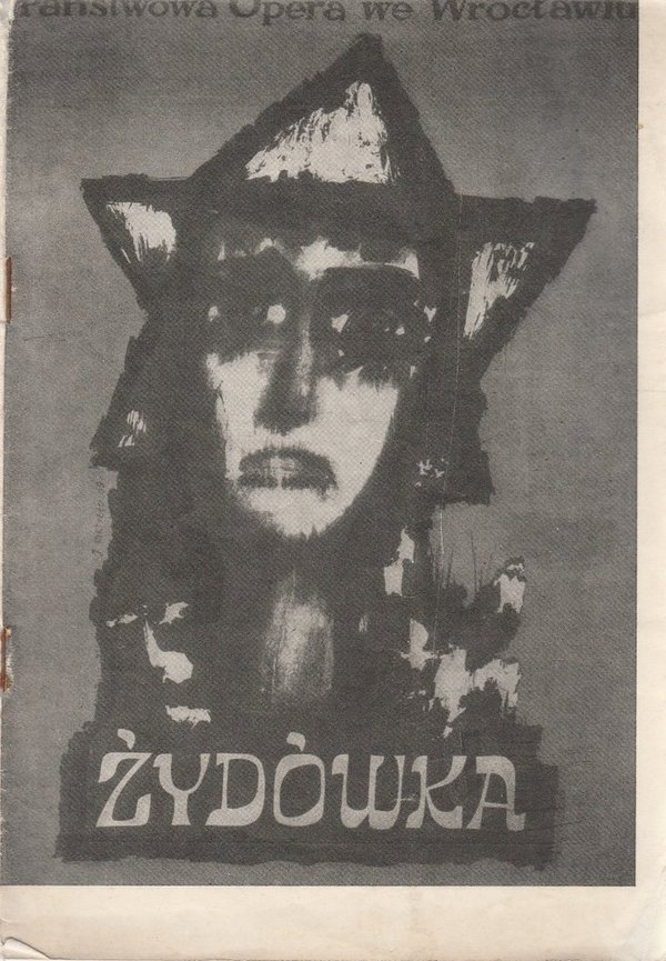 Programmheft Jacques Fromental Halevy ZYDOWKA Panstwowa Opera 1963