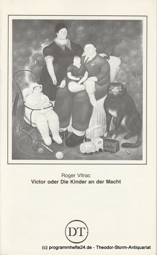 Programmheft Victor oder Die Kinder an der Macht. Deutsches Theater Göttingen