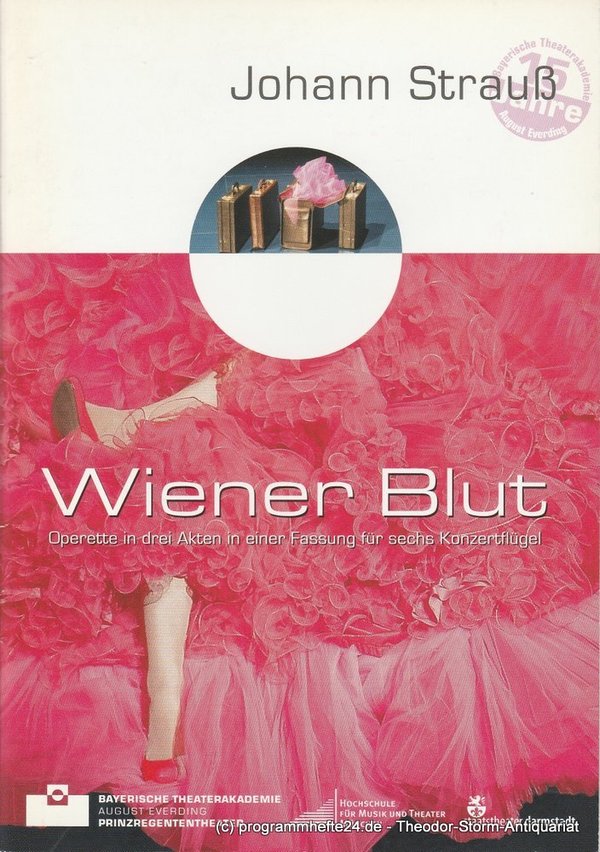 Programmheft Wiener Blut. Bayerische Theaterakademie 2008