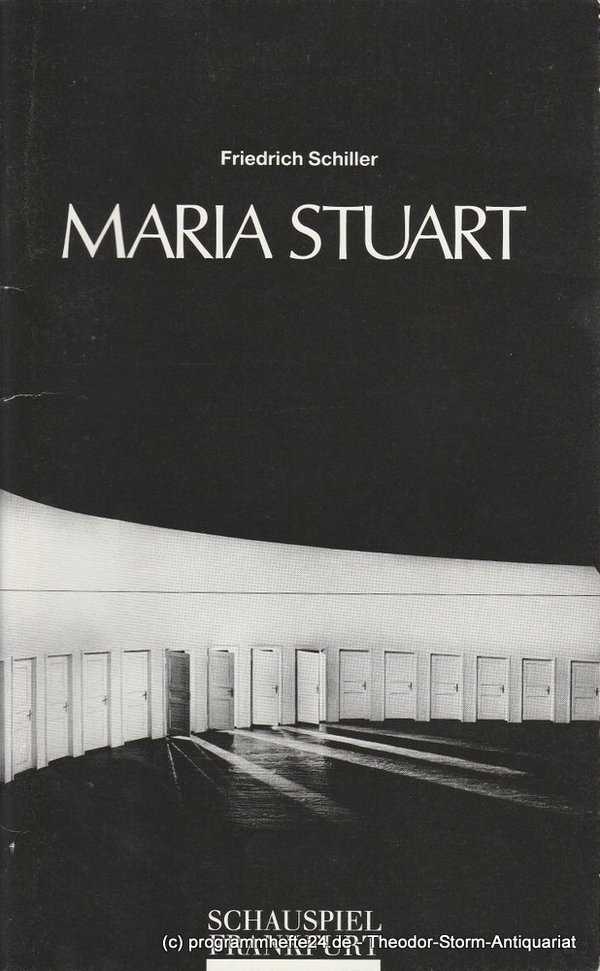 Programmheft Maria Stuart Schauspiel Frankfurt 1991