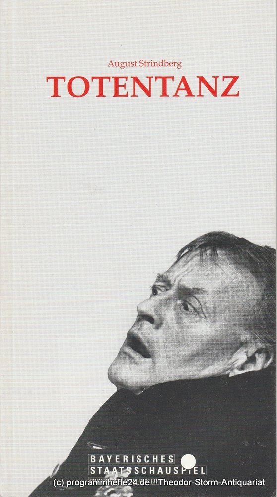 Programmheft TOTENTANZ von August Strindberg Prinzregententheater 1989