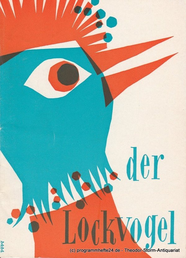Programmheft Der Lockvogel. Renaissance Theater ca. 1959