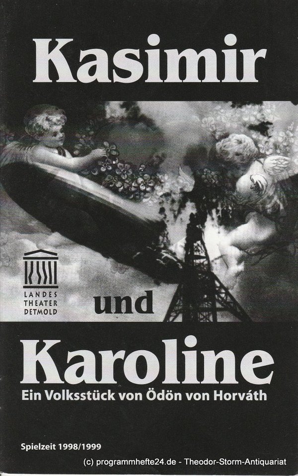 Programmheft Kasimir und Karoline Landestheater Detmold 1999