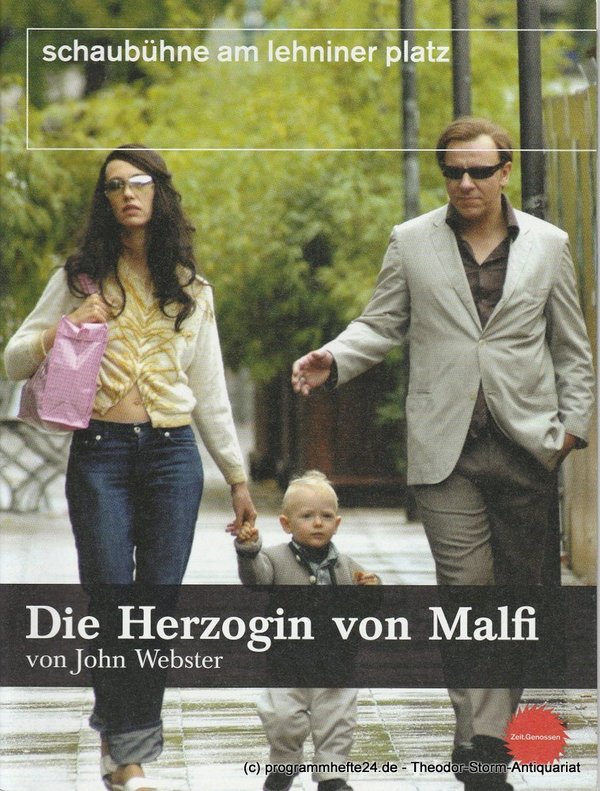 Programmheft Die Herzogin von Malfi Schaubühne am Lehniner Platz 2004