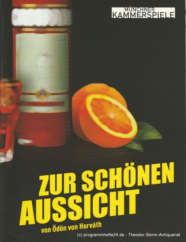 Programmheft Zur schönen Aussicht Münchner Kammerspiele 2008