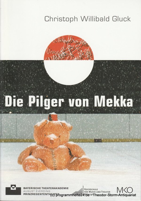 Programmheft Die Pilger C.W. Gluck Bayerische Theaterakademie 2008