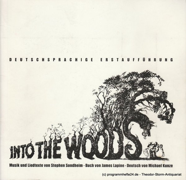 Programmheft Into The Woods Theater Heilbronn 1990