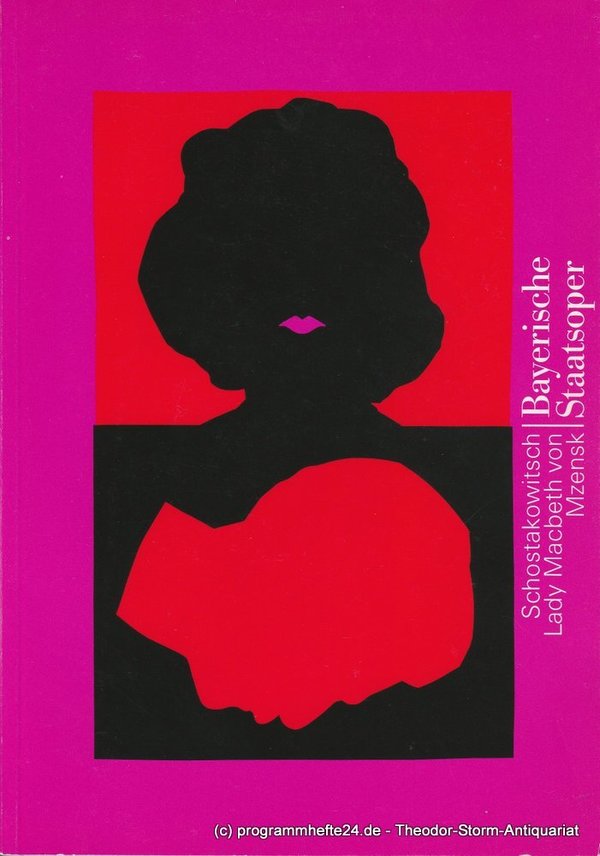 Programmheft Lady Macbeth von Mzensk Bayerische Staatsoper 1993