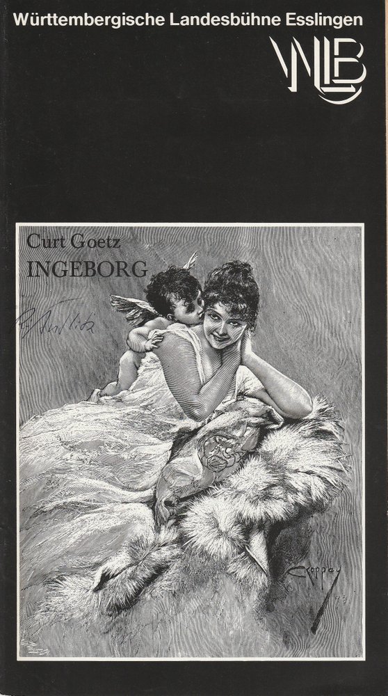 Programmheft INGEBORG Komödie von Curt Goetz Esslingen 1977
