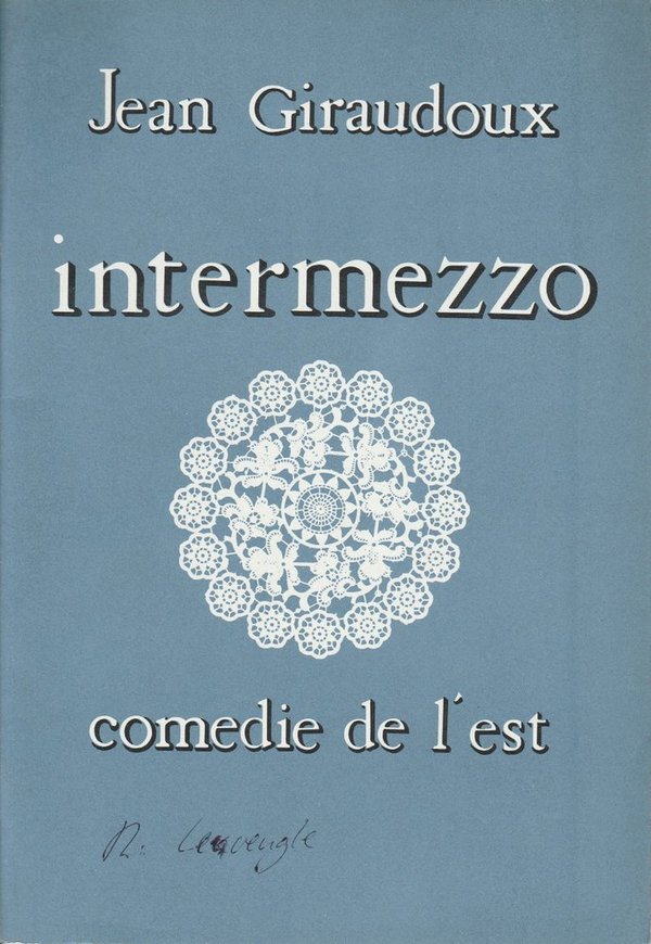 Programmheft Jean Giraudoux: Intermezzo comedie de l'est 1966
