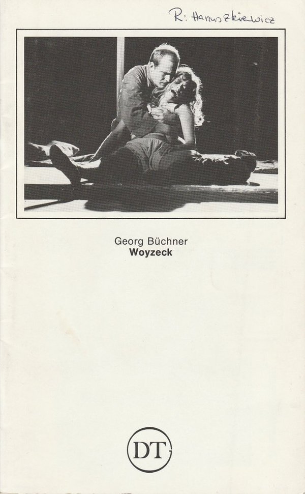 Programmheft Woyzeck. Fragment von Georg Büchner Göttingen 1984