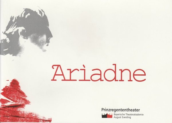 Programmheft Ariadne ( Ariane ) Bayerische Theaterakademie 2003