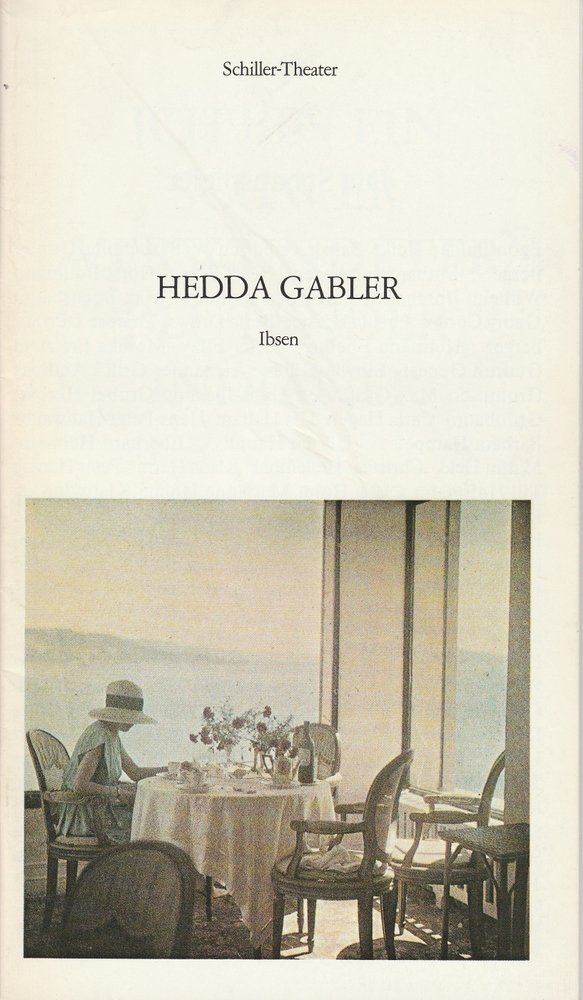 Programmheft HEDDA GABLER Henrik Ibsen Schiller-Theater 1977
